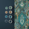 Graham & Brown Daraee Tapestry Midnight Wallpaper picture with a paint color that will perfectly fit to this wallpaper