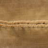 Scatterbox Cushion Darcy 43x43 cm Antique Gold close view picture of the zipper