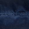 Scatterbox Cushion Darcy 43x43 cm Navy close view picture of the zipper
