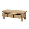 Delaney Oak Coffee Table Offering Ample Storage and Classic Design