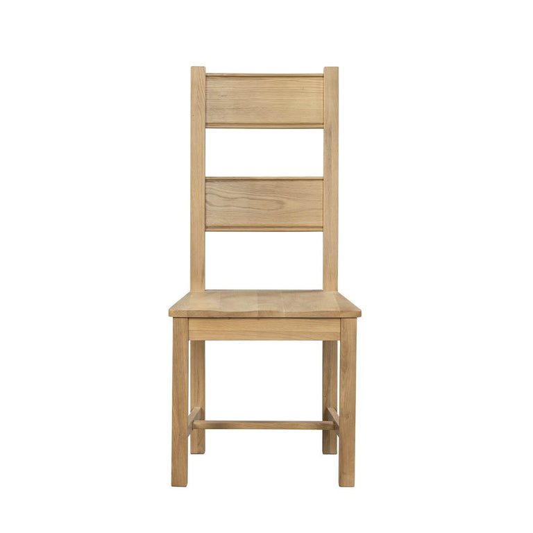 Delaney Dining Chair Solid Seat Oak