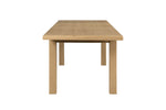 Rectangle dining room table with oak wood
