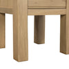 Natural Finish Oak Small Table for Cozy Living Rooms