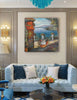 Stunning wall art depicting the Dinner in Italy for home elegance.
