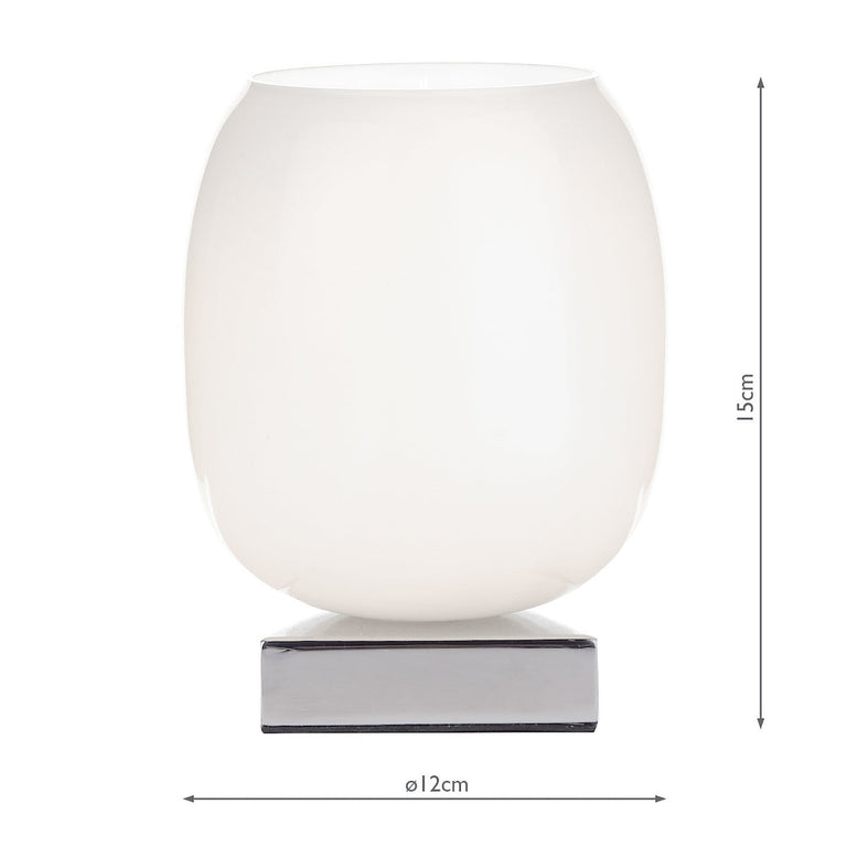 Dino Touch Table Lamp Polished Chrome - Modern Lighting Collection