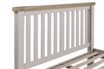 Modern king size bed base Doune 5ft taupe
