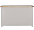 Wooden sideboard with elegant painted finish.
