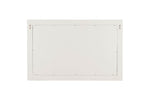 White framed Doune Mirror Taupe for stylish interiors
