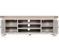 Doune TV Stand Taupe: A Sleek TV Unit with Storage