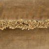 Scatterbox Cushion Elodie 43x43 cm Antique Gold close view picture of the zipper