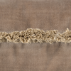 Scatterbox Cushion Elodie 43x43 cm Taupe close view picture of the zipper