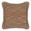 Elegant Scatterbox Cushion Emery 43x43cm Rose with a stylish herringbone pattern.
