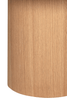 Round dining table with stain-proof and heat-resistant properties
