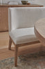 Smoked oak kitchen table with durable solid oak legs
