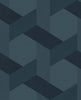 Fractal Navy Wallpaper close view picture of the color shade and pattern