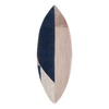 Scatterbox Cushion Geo Block Natural Midnight side view picture