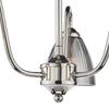 Crafted from smoked ribbed glass for a stylish look