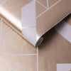 Stylish home decor with Graham & Brown Graphic Blush Wallpaper.
