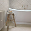 Stylish geometric wallpaper featuring metallic accents – perfect for home decor.
