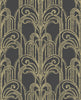Art Deco Black & Gold Wallpaper picture of the wallpaper design