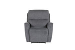 Luxurious Chenille Recliner - Harlington Compact Design.