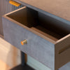 Contemporary wood console table Harman 2 Door 2 Drawer Console Table
