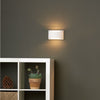 Hove 2 Light Wall Washer Plaster life style picture