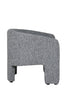 Sophisticated Blue Accent Chair by Humphrey with wooden legs