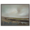 Scatter Box Wall Art Inver 2 with hand-painted canvas in green and blue