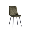 Velvet dining chairs, perfect for a stylish dining space
