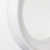 Deep framed mirror for light and space enhancement