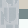Graham & Brown Marcia Sky Wallpaper picture with paint color that will fit to this wallpaper