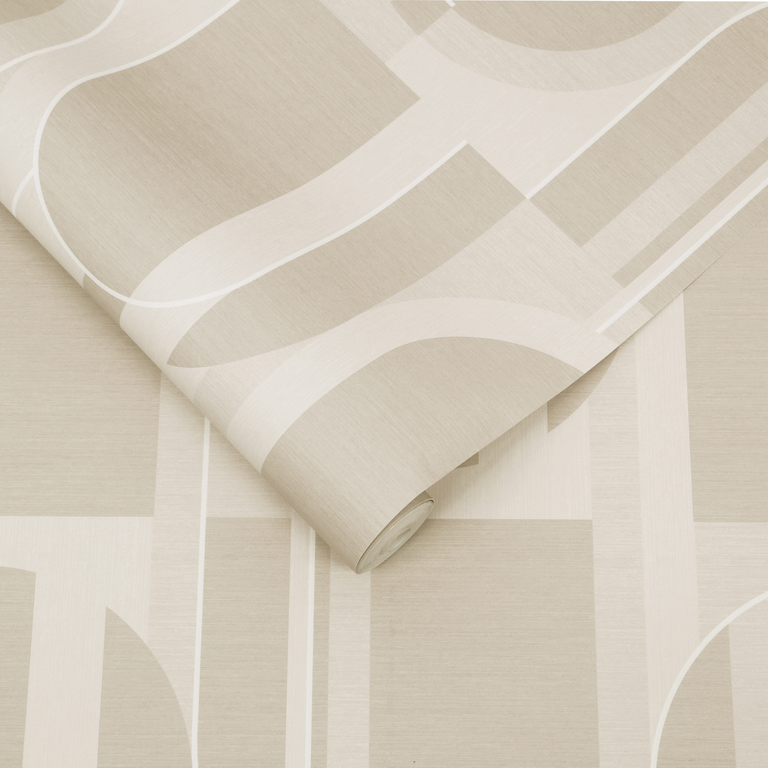 Graham & Brown Marcia Taupe Wallpaper