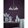 Stylish island pendant ceiling light for kitchen with brass finish
