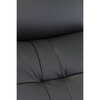 U-shaped couch with deep cushions and lumbar support
