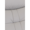 Single leather recliner chair with built-in USB charging

