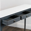 Luxurious Monroe 3 Drawers Console Table with marble finish
