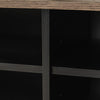 Sturdy black powder-coated metal legs