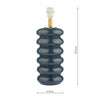 Home accessories upgrade with the Niamh Blue Glass Lamp