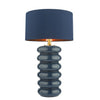 Elegant lighting with the Niamh Table Lamp Blue Glass Base