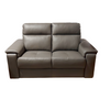 Stylish Nicoletti Home Syracuse leather couch with compact design.
