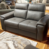 Nicoletti Home Syracuse two seater leather sofa in premium Italian leather.
