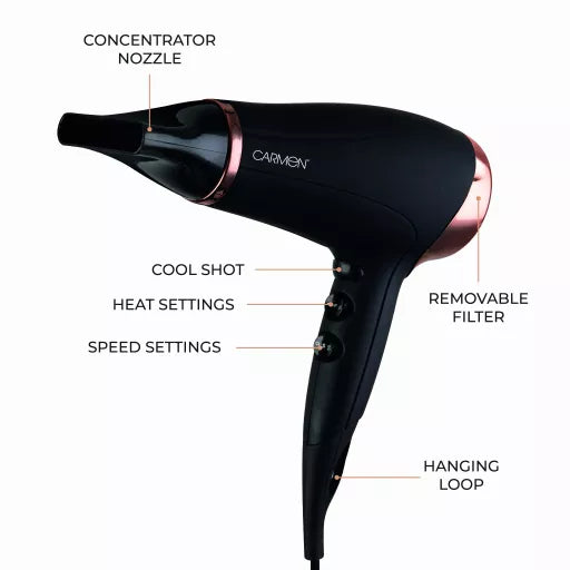 Noir 2200W Hair Dryer