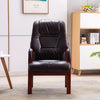 Orthopedic Armchair Brown life style front view picture