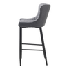 Stylish Grey Counter Stool for Modern Kitchen Decor