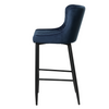 Comfortable Ottowa velvet stool for kitchen island