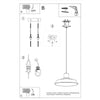 Wide-angle Sollux Lighting Pendant Lamp AFRA lighting up a workspace