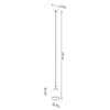 Stylish pendant lighting Sollux Lighting Pendant Lamp ALINO 1 for bedroom
