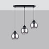 Modern pendant light Sollux Lighting Pendant Lamp ALINO 3 for kitchen island