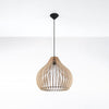 Pendant lighting for kitchen island with Sollux Lighting  Pendant lamp APRILLA wood